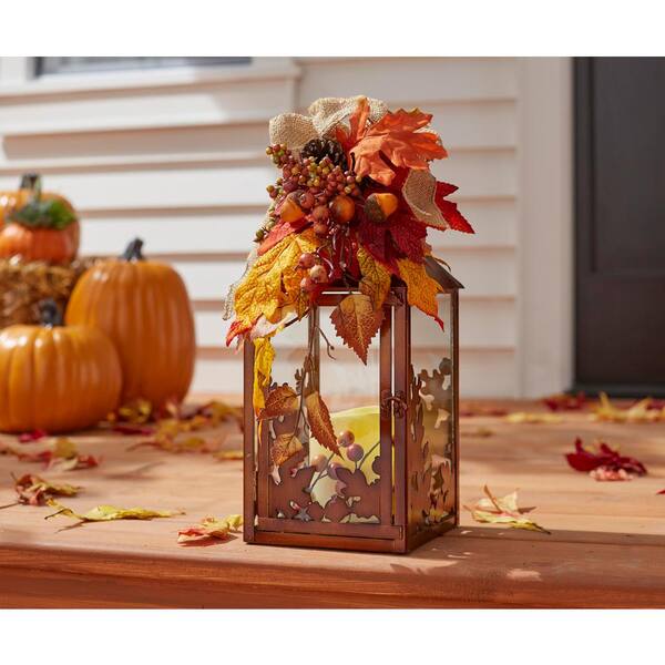 Home Accents Holiday - 26.5 in. H Harvest Stackable Pumpkins