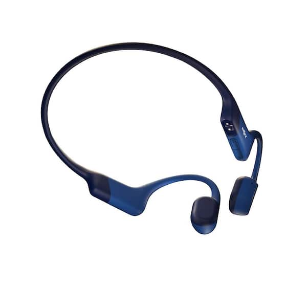 ポ*︎様 SHOKZ OpenRun Blue S803 Bluetooth骨伝 SHOKZ OpenRun Bone-Conduction Open-Ear Sport Headphones with