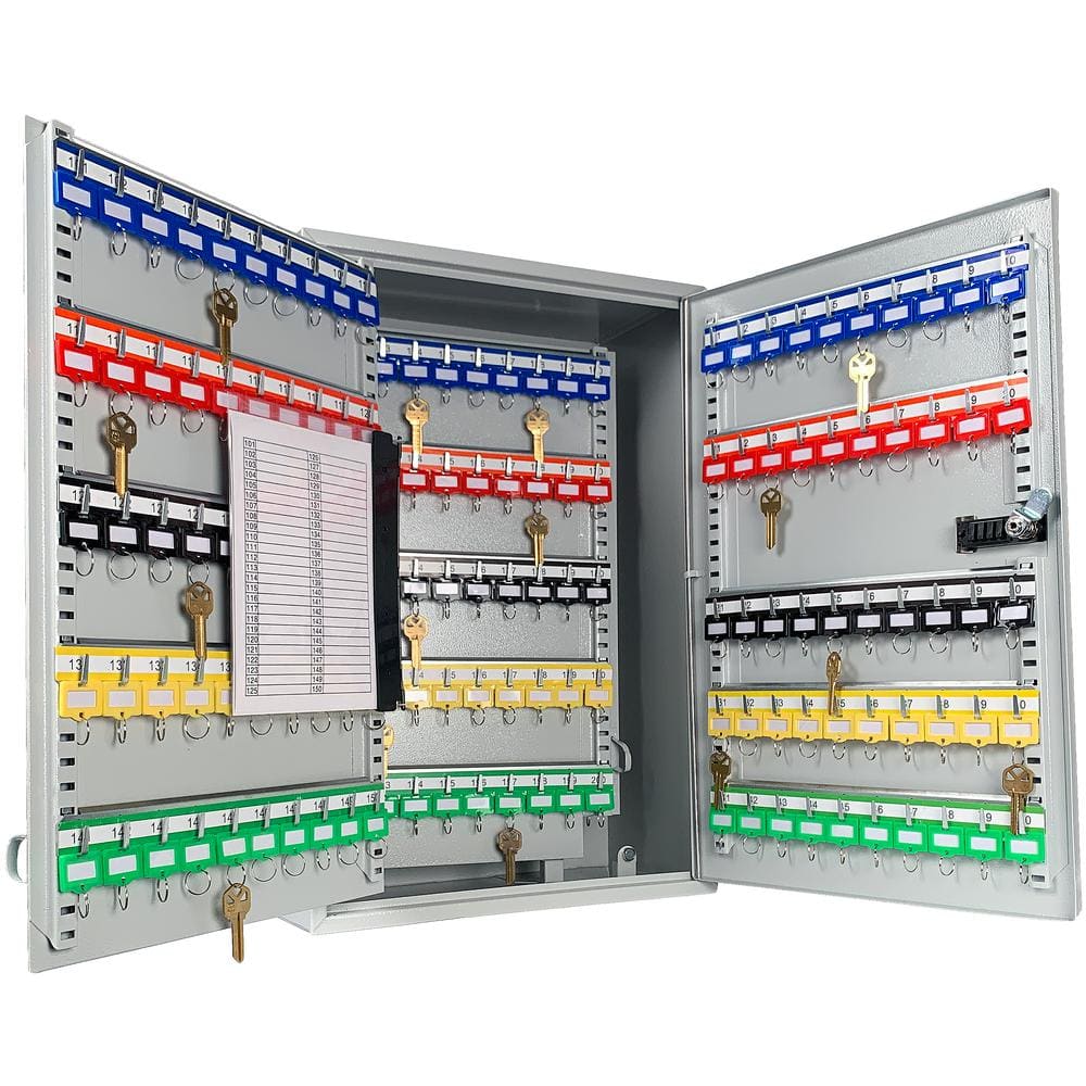 Gray Steel Combination Lock Key Cabinet for 300 Keys