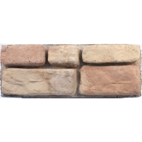 Natural Concrete Products Co Panama 12 in. x 16 in. x 6 in. Brown Concrete Retaining Wall Full Block