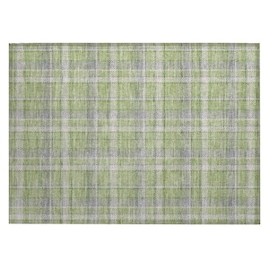 Chantille ACN563 Green 1 ft. 8 in. x 2 ft. 6 in. Machine Washable Indoor/Outdoor Geometric Area Rug