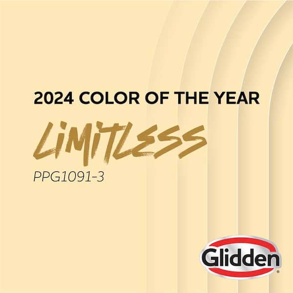 Glidden Premium 1 gal. Pearl PPG1087-2 Satin Interior Latex Paint  PPG1087-2P-01SA - The Home Depot