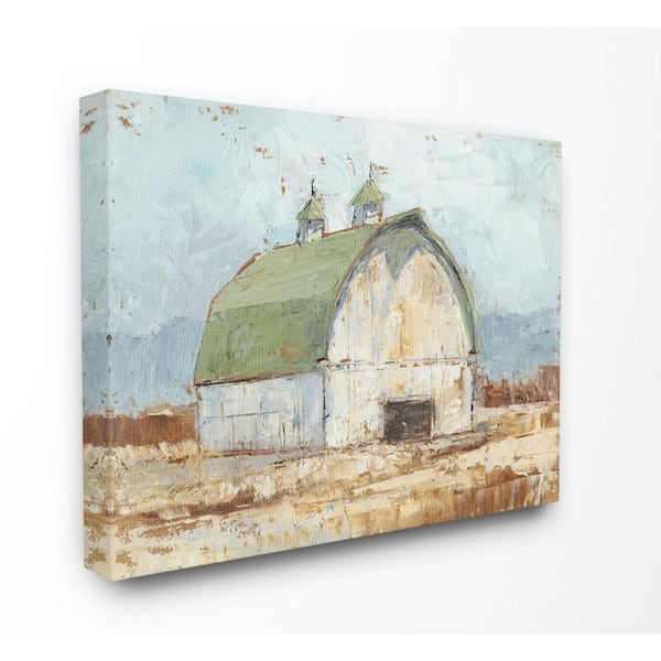 Stupell Industries 24 in. x 30 in. "Natural Earth Painted Barn" by Ethan Harper Canvas Wall Art