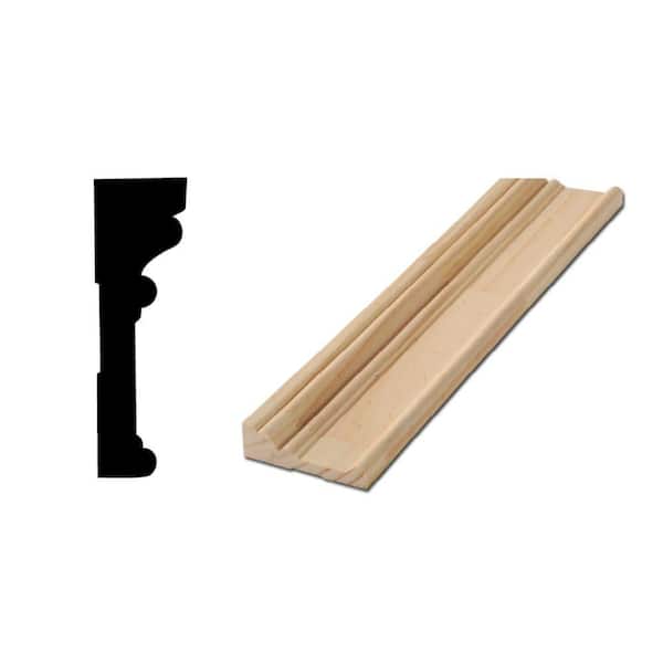 Woodgrain Millwork RB 03 1-1/16 in. x 3-1/2 in. x 88 in. Solid Pine Door and Window Casing
