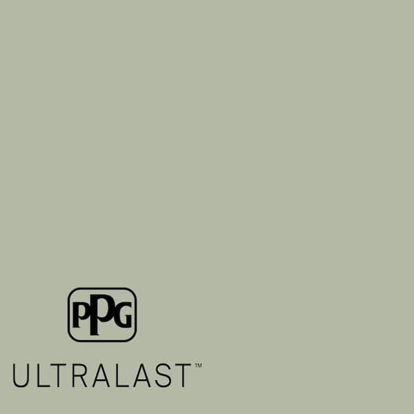 PPG UltraLast 5 gal. #PPG1124-4 Light Sage Eggshell Interior Paint and Primer