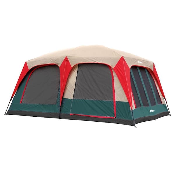 GigaTent GigaTent Mt. Greylock 15 ft. x 10 ft. 3-Room Tent 8 Person Dome Tent