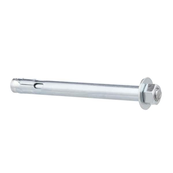 Red Head 5/8 in. x 6 in. Zinc-Plated Steel Hex Head Sleeve Anchor 50120 -  The Home Depot