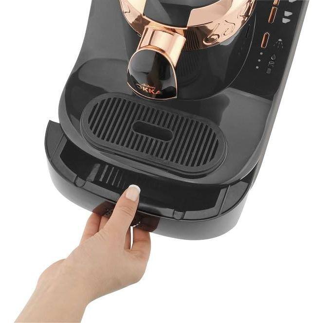 Arzum Black and Chrome Turkish Coffee Maker with Measuring Spoon