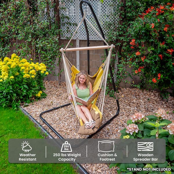 Metal Patio Hammock Stand for Double Hammock – Sol Living