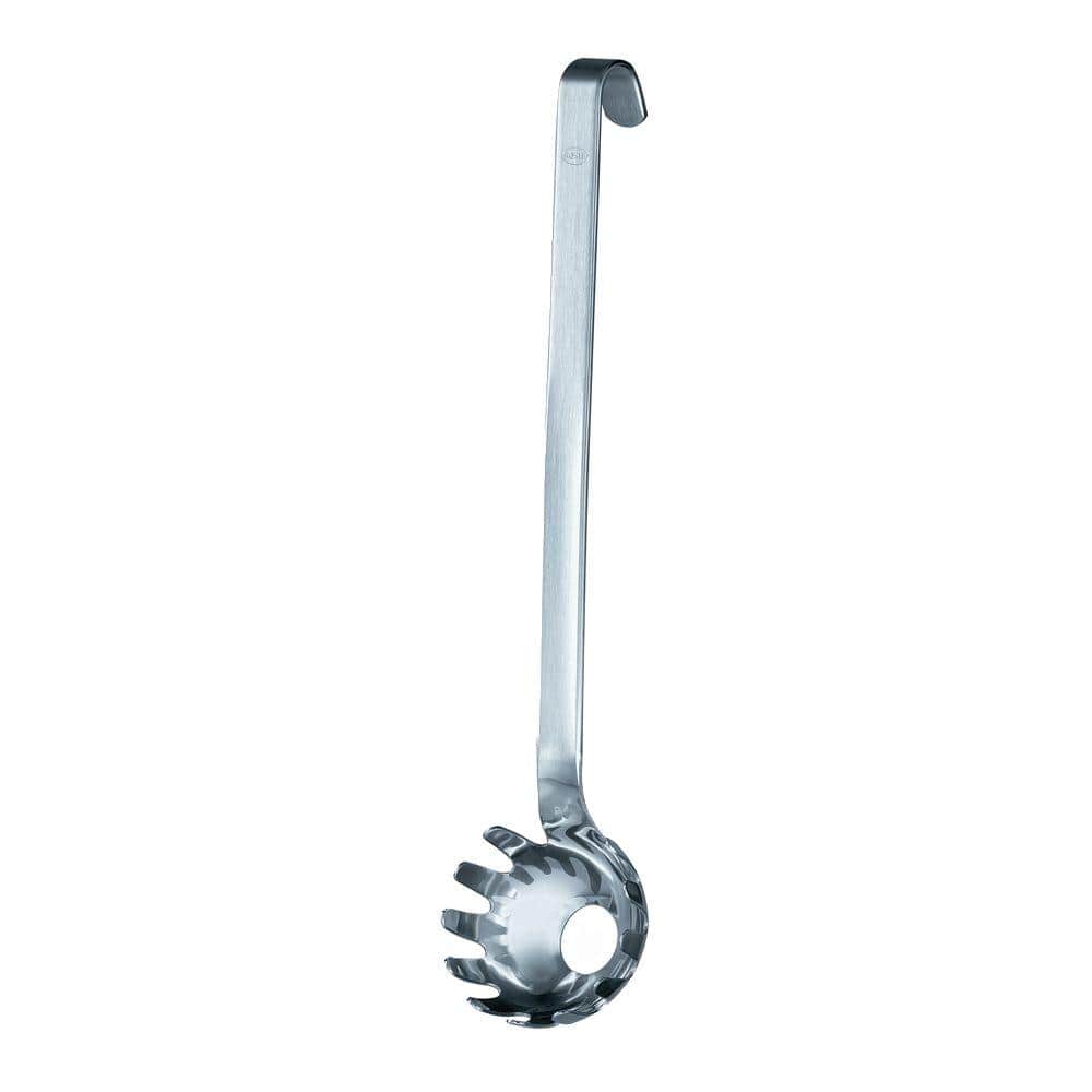 Rosle Stainless Steel Hook Handled Spaghetti Ladle, 7.8-Inch