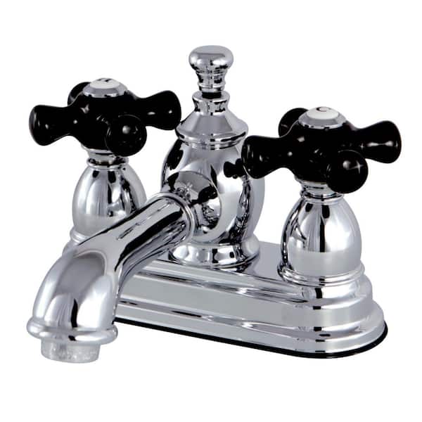 Kingston Brass Duchess 4 in. Centerset Double Handle Bathroom Faucet in Chrome