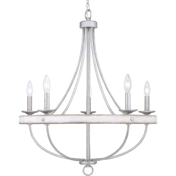 Progress Lighting Gulliver 5-Light Black Coastal Chandelier