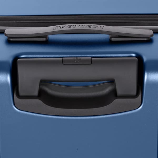 J&V TEXTILES Roberto Cavalli Luxury 3-Piece Navy Expandable Hard