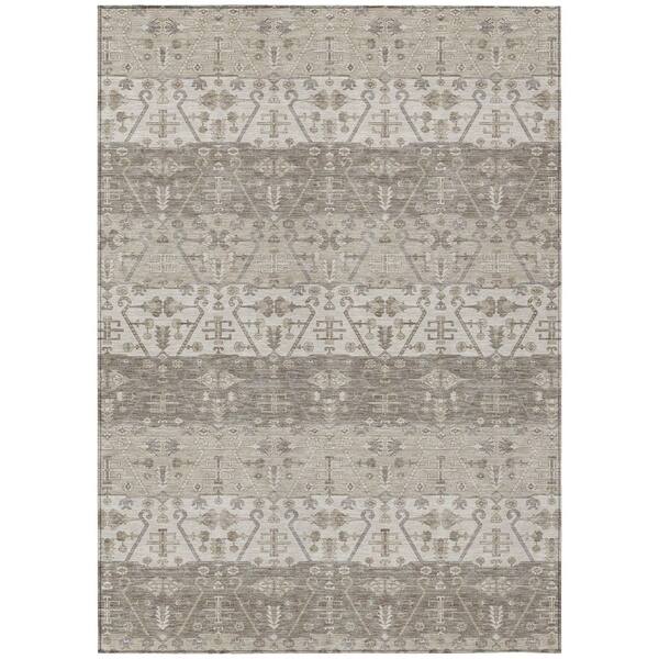 Chantille Machine Washable Indoor/Outdoor Abstract ACN2858 Beige 10 ft. x 14 ft. Area Rug