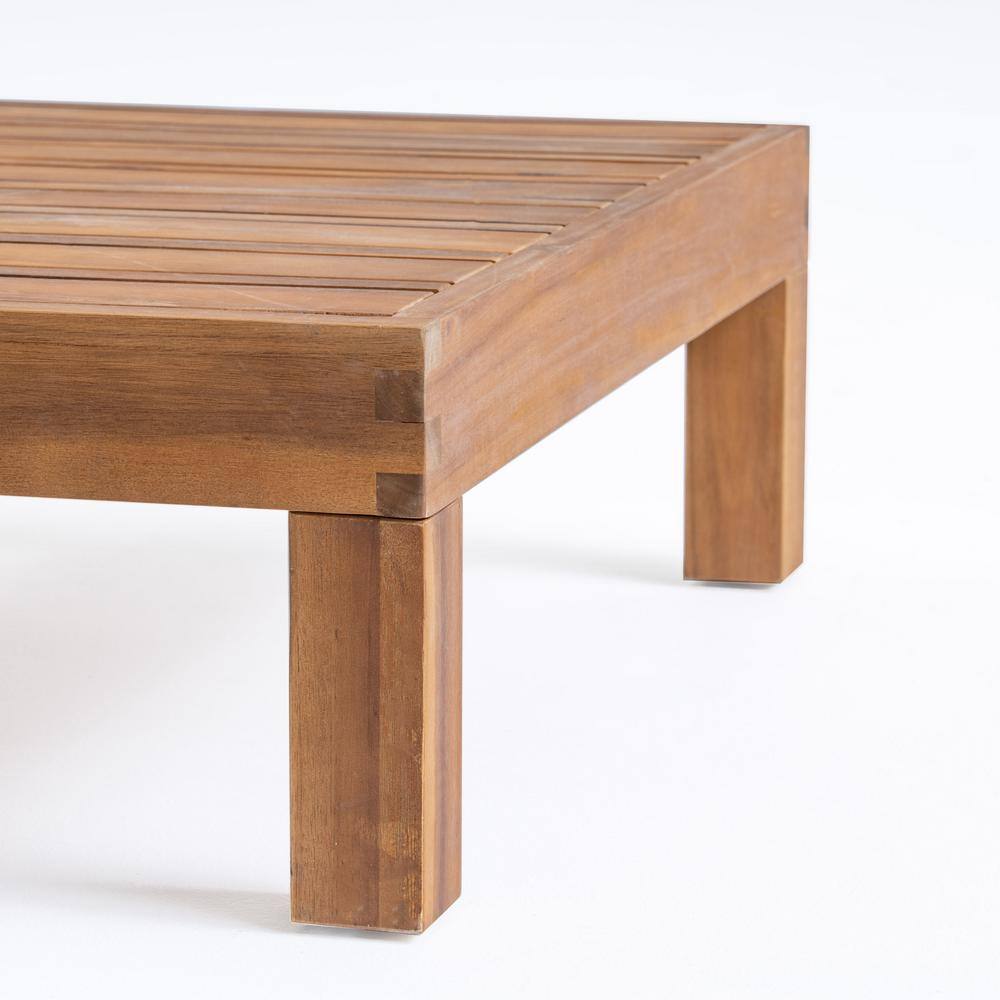 Kaena Teak Square Wood Outdoor Coffee Table