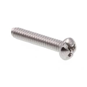 #6-32 x 3/4 in. Grade 18-8 Stainless Steel Phillips/Slotted Combination Drive Round Head Machine Screws (100-Pack)