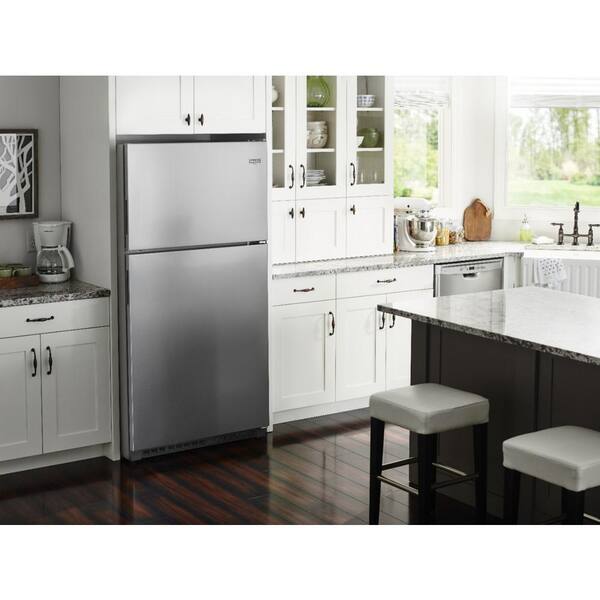 Maytag Top Mount Fridge (MRT311FFFZ) - Fingerprint Resistant Stainless Steel