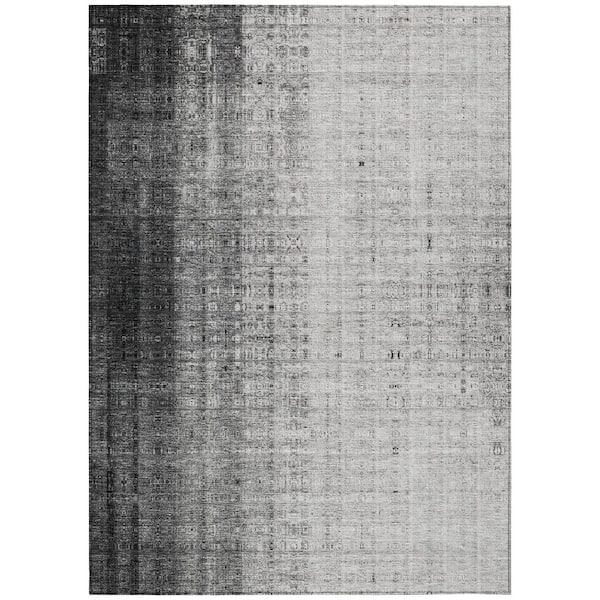 Addison Rugs Chantille Machine Washable Indoor/Outdoor Abstract ACN2240 Gray 5 ft. x 7 ft. 6 in. Area Rug