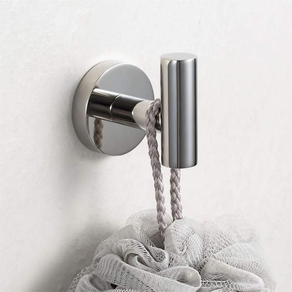 Dracelo Wall Mounted Round Bathroom Towel Hook Robe Hook in