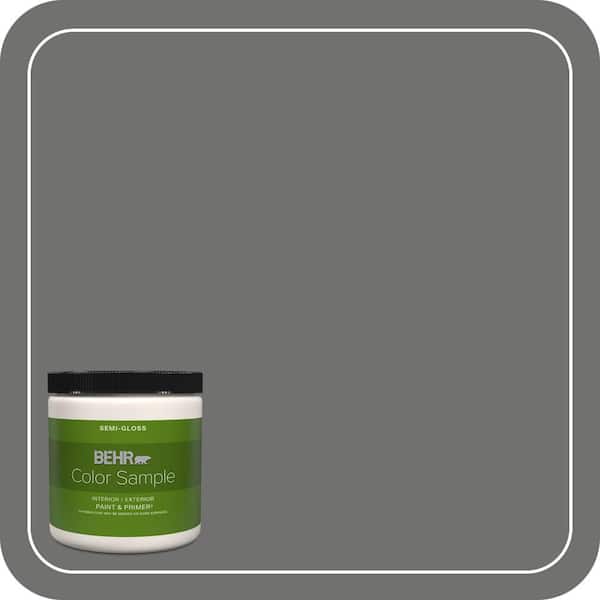 BEHR PREMIUM PLUS 8 oz. #MQ2-61 Magnet Semi-Gloss Interior/Exterior Paint & Primer Color Sample