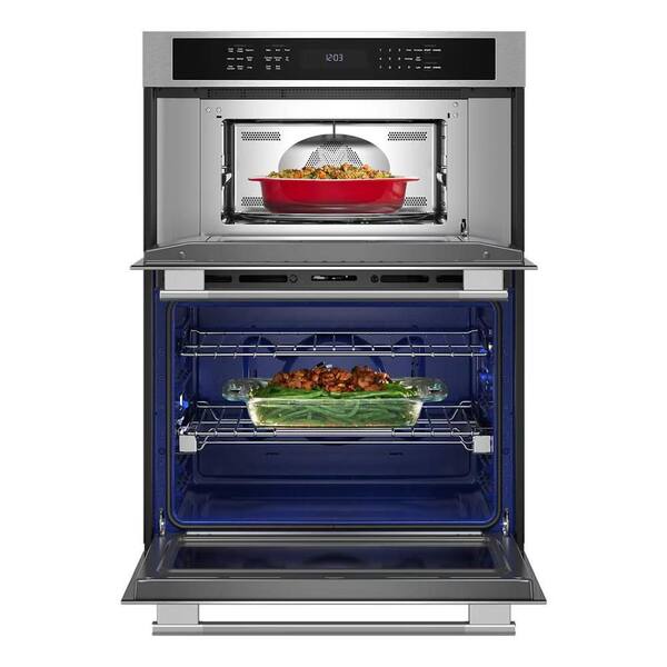 5 cu. ft. Electric Wall Oven & Microwave Combo in PrintShield Stainless Steel with Air Fry Mode