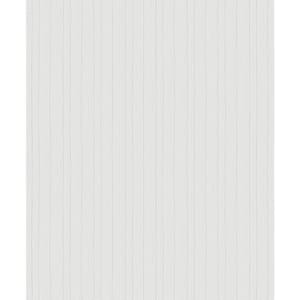 Kinsley Off-White Textured Stripe Strippable Roll (Covers 57.8 sq. ft.)