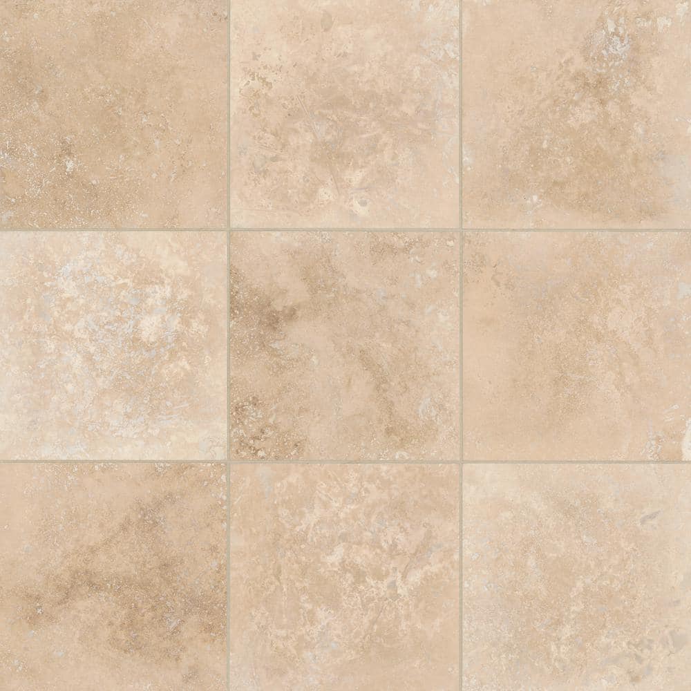 Tuscany Beige 12 in. x 12 in. Honed Travertine Floor and Wall Tile (10 sq. ft./Case) price history on PriceWatchPro