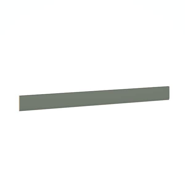 QuickShip 48 in. W x 4.5 in. H x 0.75 in. D Base Moulding in Conifer