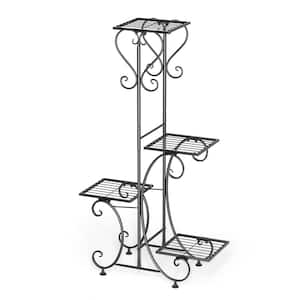 Vigoro 19 In. Triangle Base Wood Top Plant Stand 710174810 - The Home Depot