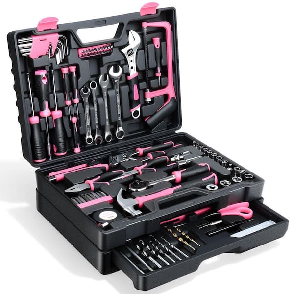 Laybus 412-Piece Premium Steel Home Repair Tool Kit, Storage