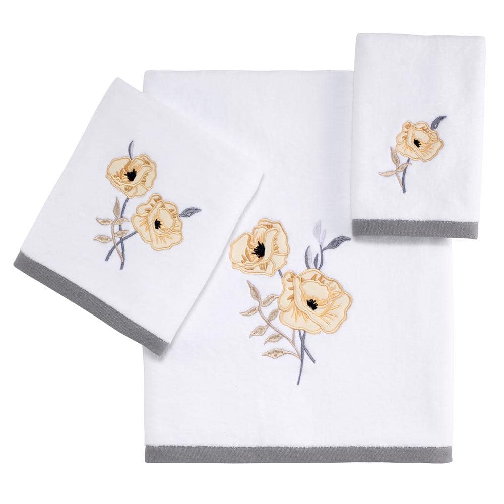 Avanti Bath Icons Hand Towel - White