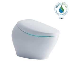 NEOREST N x 2 2-Piece 0.8/1.0 GPF Dual Flush Elongated Comfort Height Toilet and Integrated Bidet Seat in Cotton White
