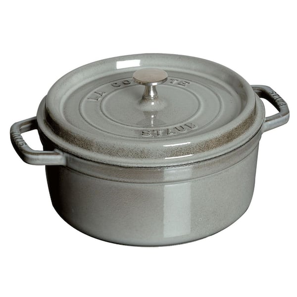 Cast Iron 5.5 qt. Round Cocotte Dutch Oven - Graphite Grey