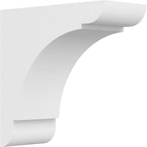 3 in. x 8 in. x 8 in. Standard Olympic Architectural Grade PVC Corbel