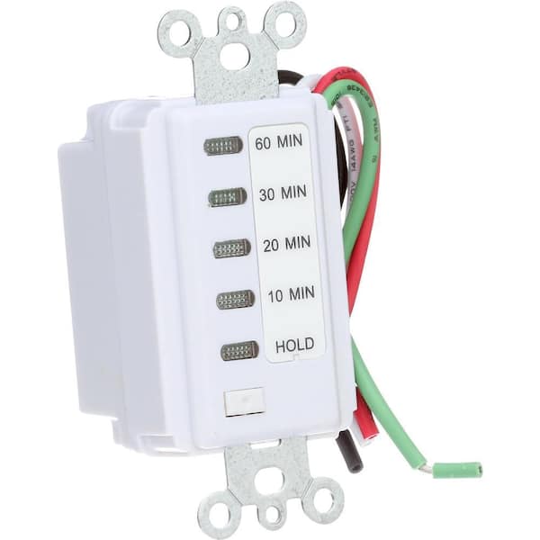 Electric 60 Min In-Wall Countdown Timer - White