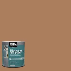 1 qt. #S230-6 Burnt Toffee Satin Enamel Interior/Exterior Cabinet, Door & Trim Paint