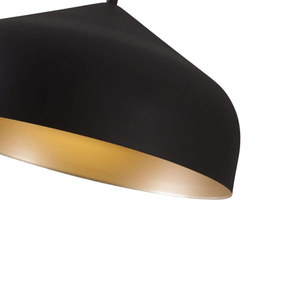 Helena Black and Gold Aluminum Pendant Light