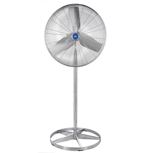 30 in. Pedestal Washdown Fan, 9600 CFM, 1/3 HP, Single Phase 115/230V