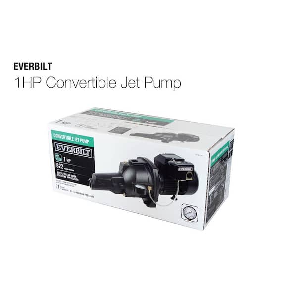 Everbilt - 1 HP Convertible Jet Pump