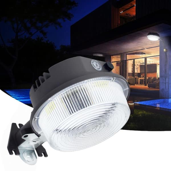 KOAOEIRS 150-Watt Equivalent Integrated LED Bronze Dusk to Dawn