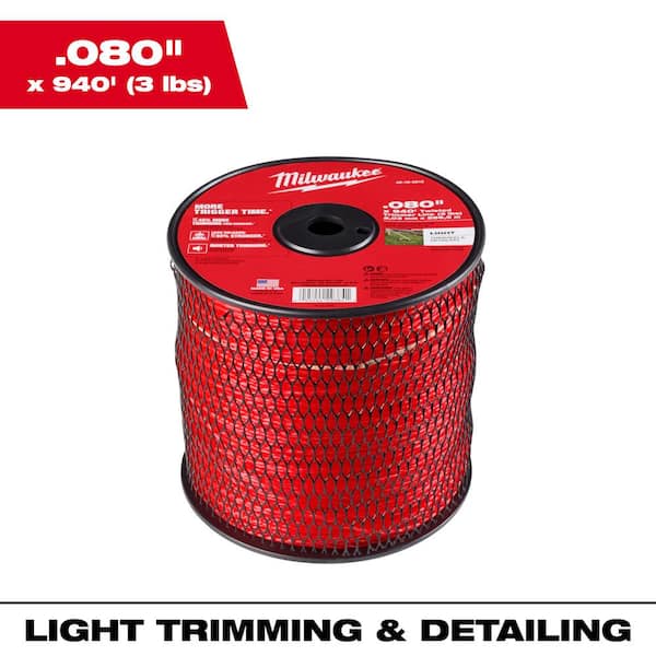 Milwaukee 0.080 in. x 940 ft. Trimmer Line Spool