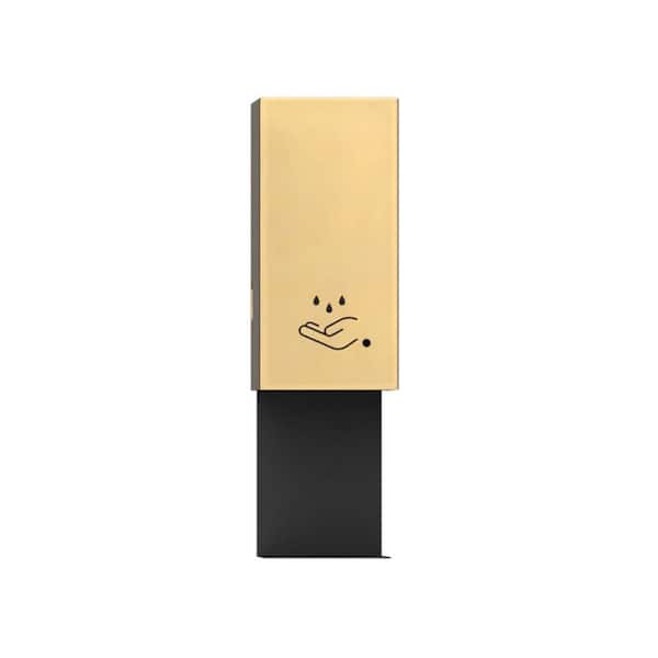 Brushed Brass Commercial Hand Sanitizer Dispenser