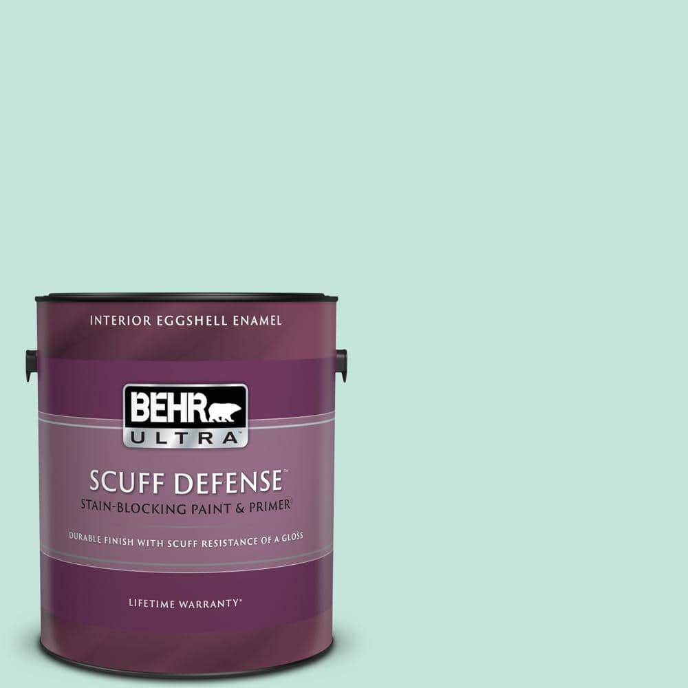 BEHR ULTRA 1 Gal. #MQ3-19 Misty Isle Extra Durable Eggshell Enamel ...