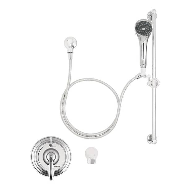 Speakman SentinelPro 2-Handle 1-Spray Round Shower Faucet in Polished Chrome (Valve Included)