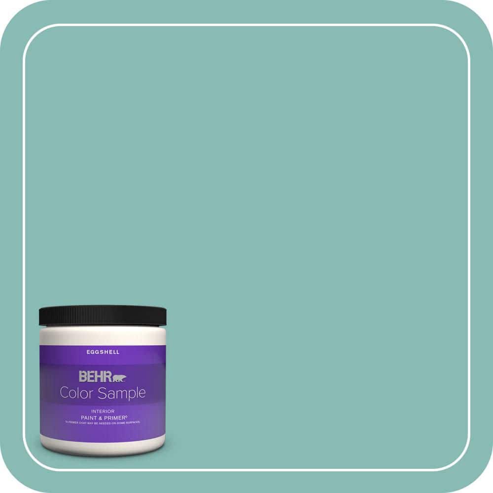8 oz. #T14-1 Ocean Liner Eggshell Enamel Interior Paint & Primer Color Sample price history on PriceWatchPro