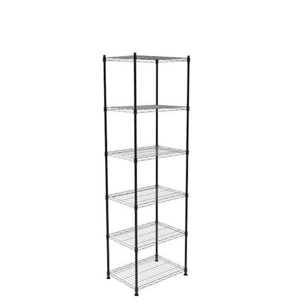 YYkokocat 6-Tier Adjustable Storage Shelves Heavy Duty Wire