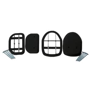 Black Spacer Kit for Retractable Indoor/Outdoor Gate