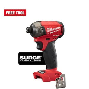 M18 FUEL SURGE 18V Lithium-Ion Brushless Cordless 1/4 in. Hex Impact Driver (Tool-Only)