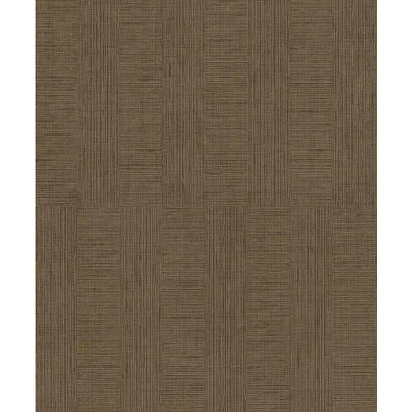 Eldorado Brown Geometric Non-Pasted Vinyl Wallpaper