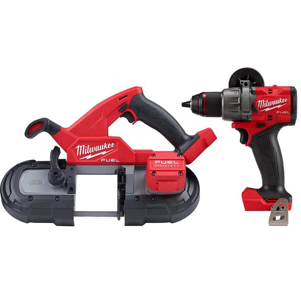 Milwaukee M18 Fuel 18 V Lithium Ion Brushless Cordless Compact Bandsaw With 12 In Hammer Drill